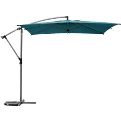 Parasol excéntrico MANOA azul canard 2.5x2.5m