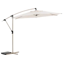 Parasol excéntrico MANOA crudo 3m