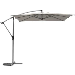 Parasol excéntrico MANOA gris 2.5x2.5m