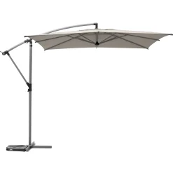 Parasol excéntrico MANOA gris 2.5x2.5m