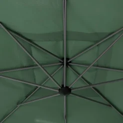 Parasol excéntrico MANOA verde oliva 2.5x2.5m