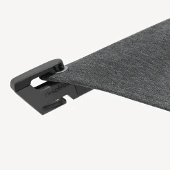 Parasol excéntrico MELHIA led gris grafito