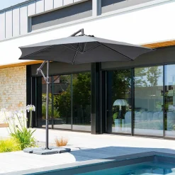 Parasol JANEIRO antracita 3m