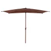 Parasol LOOMPA color acajou 2x3m