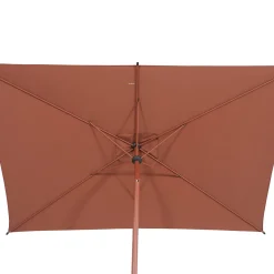 Parasol LOOMPA color acajou 2x3m