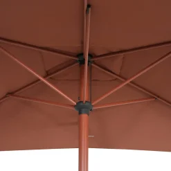 Parasol LOOMPA color acajou 2x3m