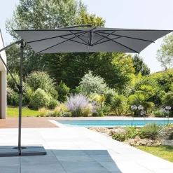 Parasol MANOA ardósia 2.5x2.5m