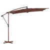 Parasol MANOA excéntrico acajou 2,5x2,5m
