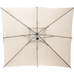 Parasol MANOA excéntrico beige blé 2,5x2,5m