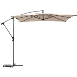 Parasol MANOA excéntrico beige blé 2,5x2,5m