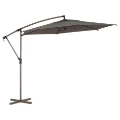 Parasol MANOA excéntrico café 3m