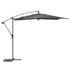 Parasol MANOA excéntrico gris ardósia 3m