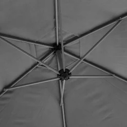 Parasol MANOA excéntrico gris ardósia 3m