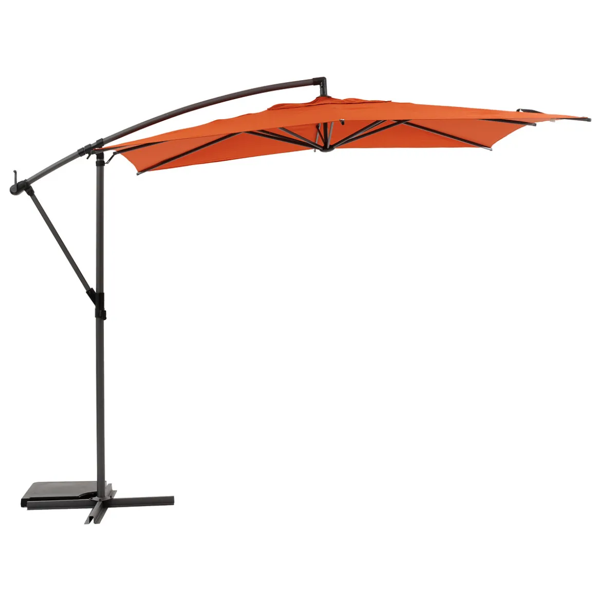 Parasol MANOA excéntrico ámbar 2,5x2,5m