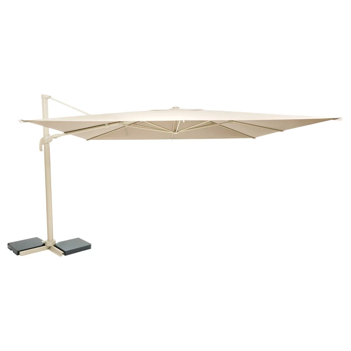 Parasol MELHIA invertido argile/lin 4x3m