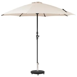 Parasol redondo SISKO beige 240x270cm