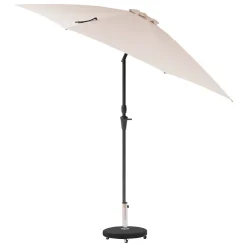 Parasol redondo SISKO beige 240x270cm