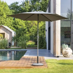 Parasol redondo SOYA gris ardósia 2.7m