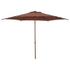Parasol SOYA acajou 2,7m