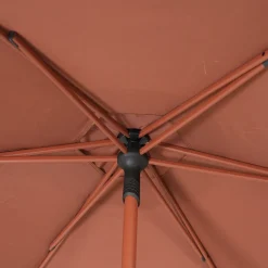 Parasol SOYA acajou 2,7m