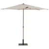 Parasol SOYA argile blé 2.7m