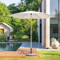 Parasol SOYA argile blé 2.7m