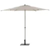 Parasol SOYA argile blé 2.5m