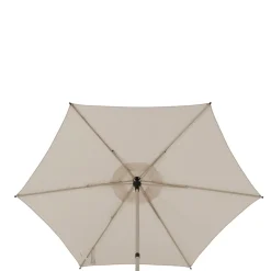 Parasol SOYA argile blé 2.5m