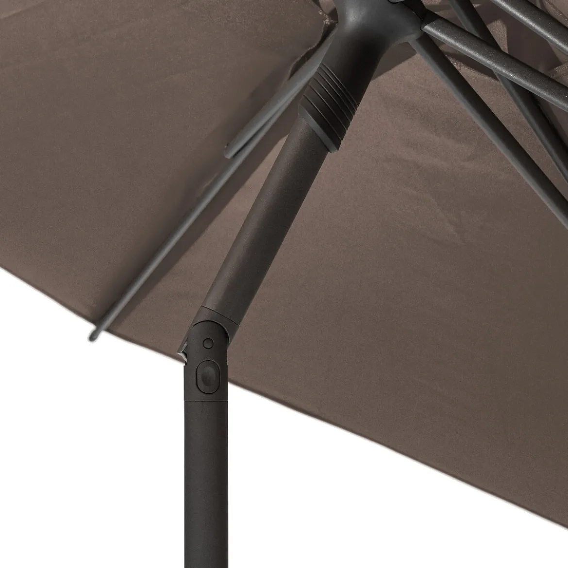 Parasol SOYA gris pardo 2.7m