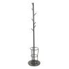 Percha con 7 ganchos de metal negro