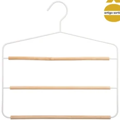 Percha De Metal Con Madera