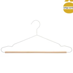 Percha De Metal Con Madera 43x1.15x20