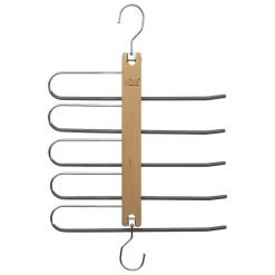 Percha De Metal/Madera P/5 Pantalones