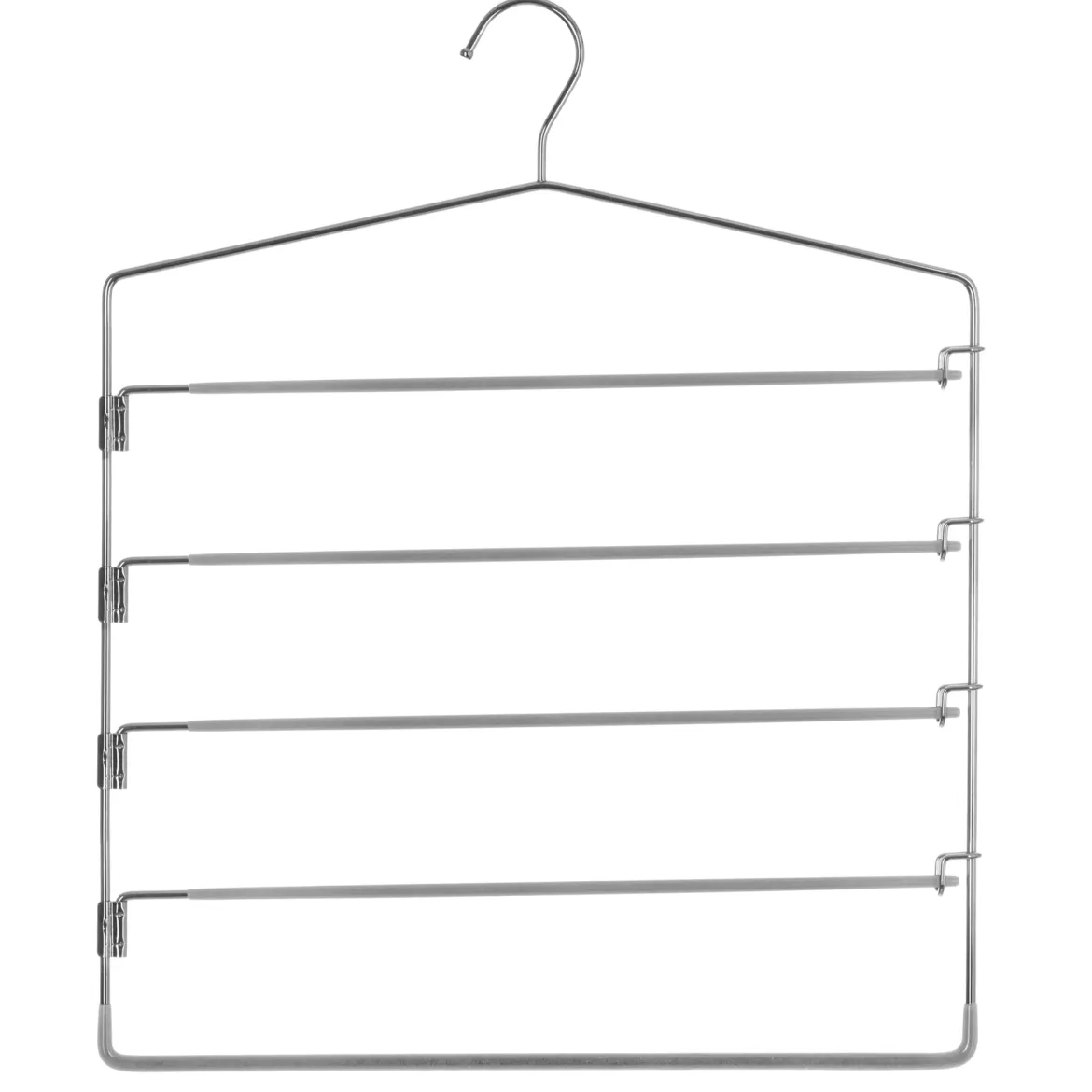 Percha De Metal/Pvc P/4 Pantalones