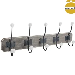 Perchero Con 5 Ganchos 60.5x7.5x20.5Cm