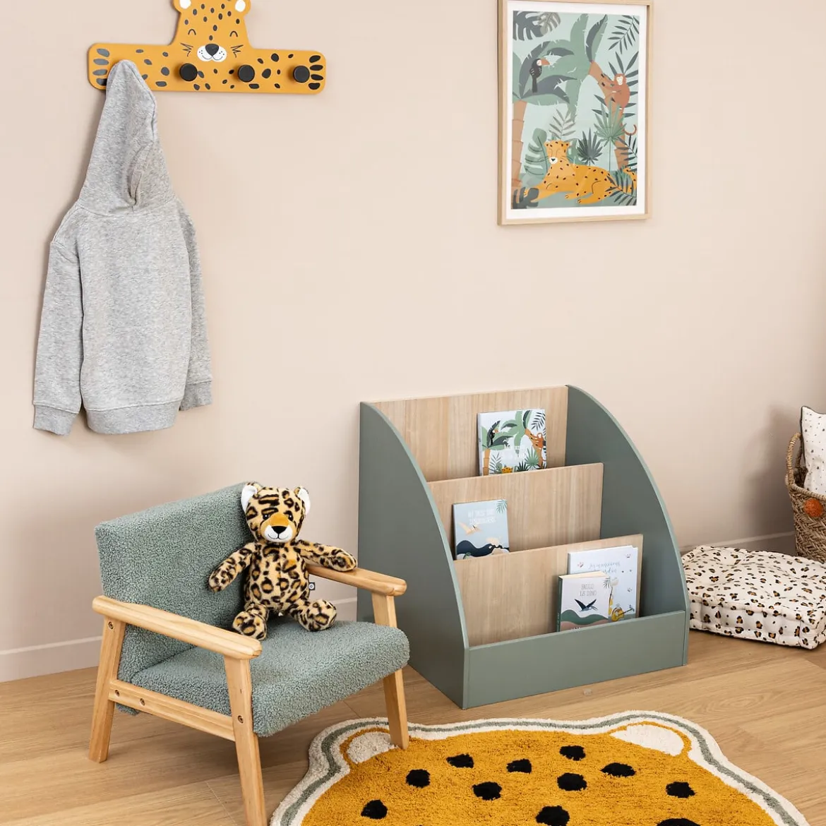 Perchero Leopardo Ocre
