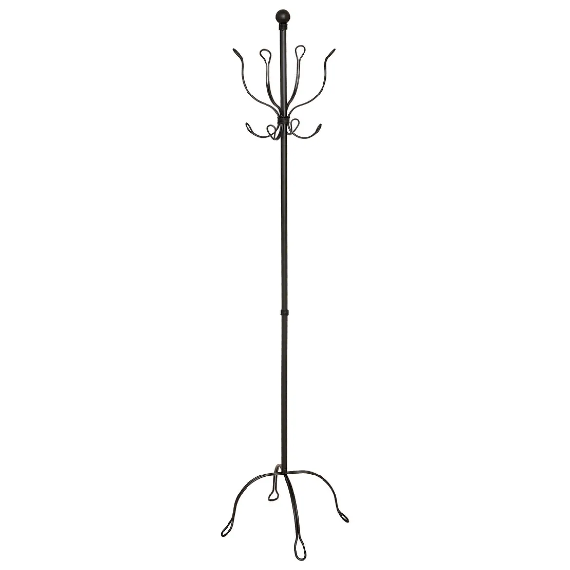 Perchero REMO negro de metal 170cm