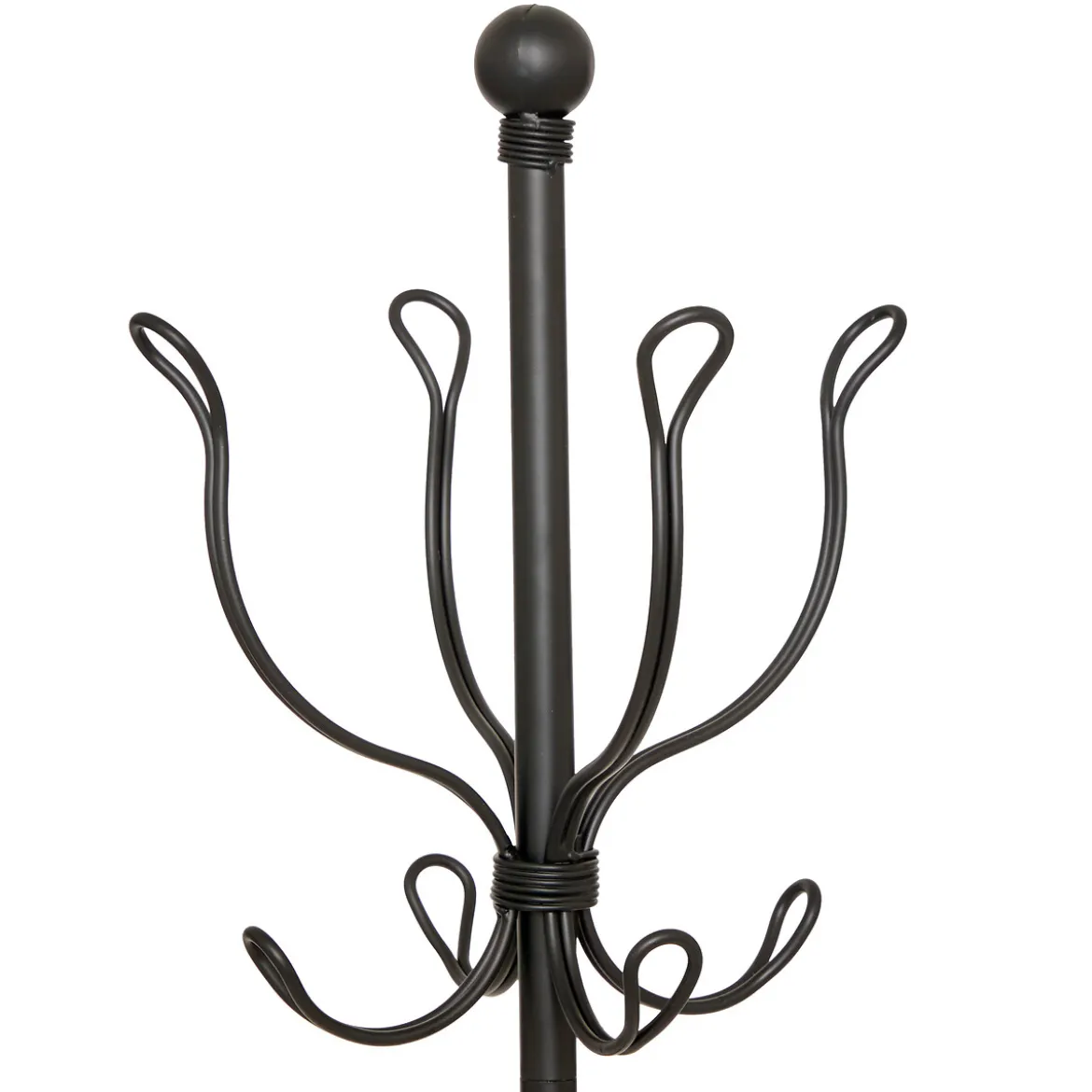 Perchero REMO negro de metal 170cm