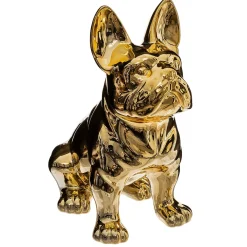 Perro decorativo dorado