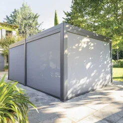 Persiana pérgola ÉVORA gris grafito 3.6x6m