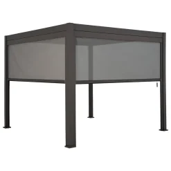 Persiana pérgola ÉVORA gris oscuro 4m