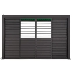 Persiana pérgola ÉVORA gris oscuro 3m