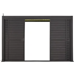 Persiana pérgola ÉVORA gris oscuro 3m