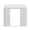 Persianas correderas blancas para pérgola ÉVORA 3m