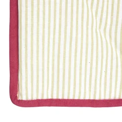 Pie de cama FLEUR DE ROSE verde claro