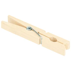 Pinzas De Ropa 96 Unidades De Madera