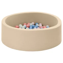 Piscina de 100 bolas 40cm beige MOOVY