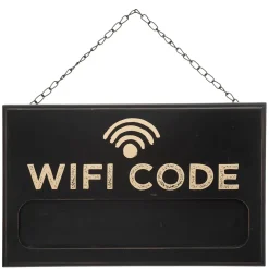 Pizarra P/Contraseña Wifi 35x2.4x22Cm