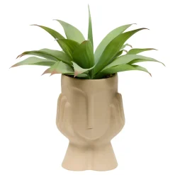 Planta agave artificial SIEN c/ maceta de cerámica
