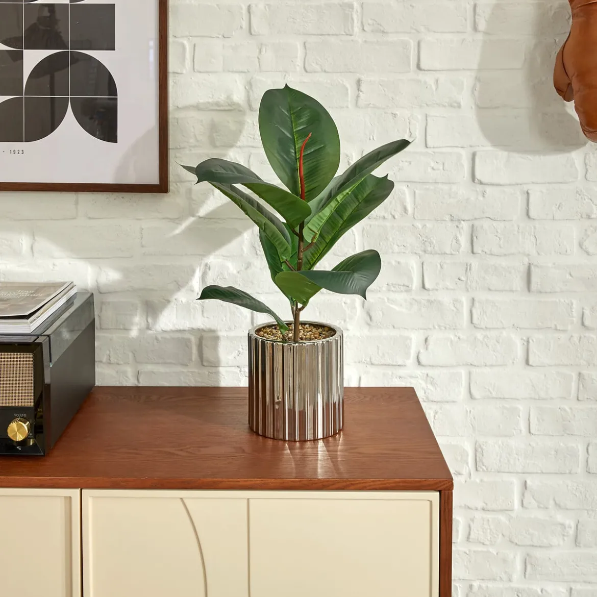 Planta artificial ficus con maceta SKY 54cm